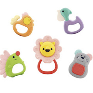 جغجغه دندانگیر 5 عددی هولی تویز Hola Toys مدل E318A-اسباب بازی